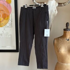 I Love Ugly Linen Slim Kobe Pant- Charcoal Medium